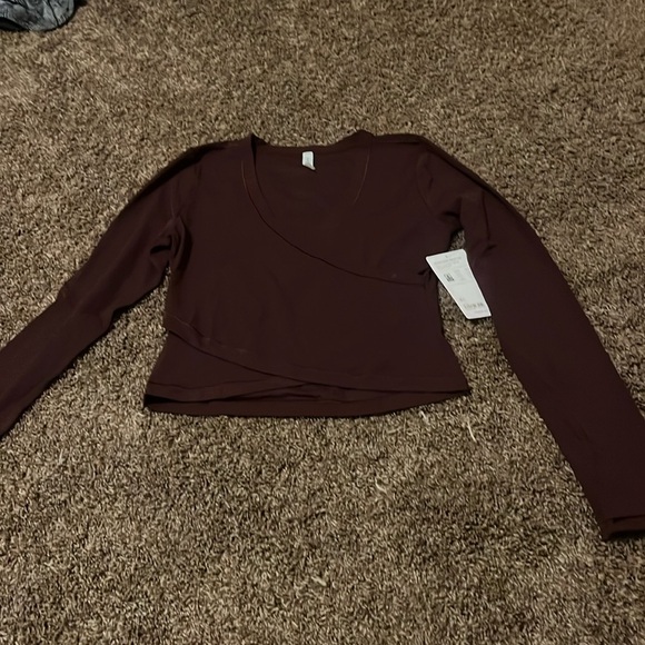 athleta transcend wrap top - Picture 1 of 3